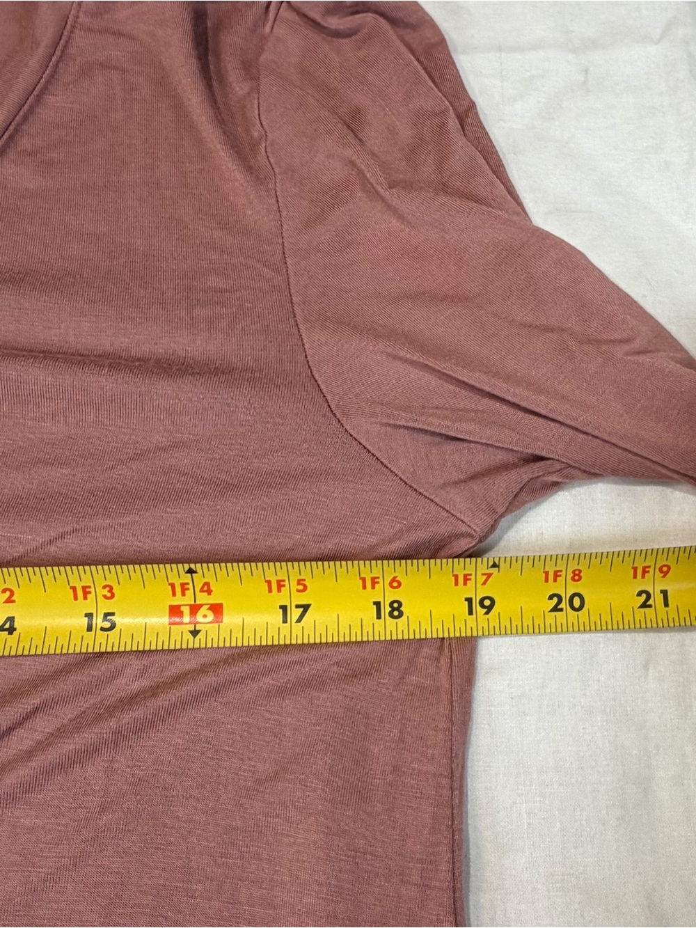 LOGO Asymmetric tunic tops. Dusty Rose and Charcoal with Sheer border - Picture 12 of 14